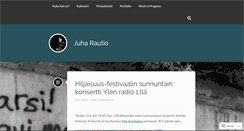 Desktop Screenshot of juharautio.com