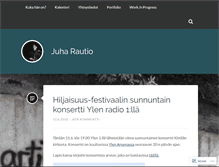 Tablet Screenshot of juharautio.com